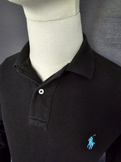 RALPH LAUREN Long Sleeve Black Polo Shirt