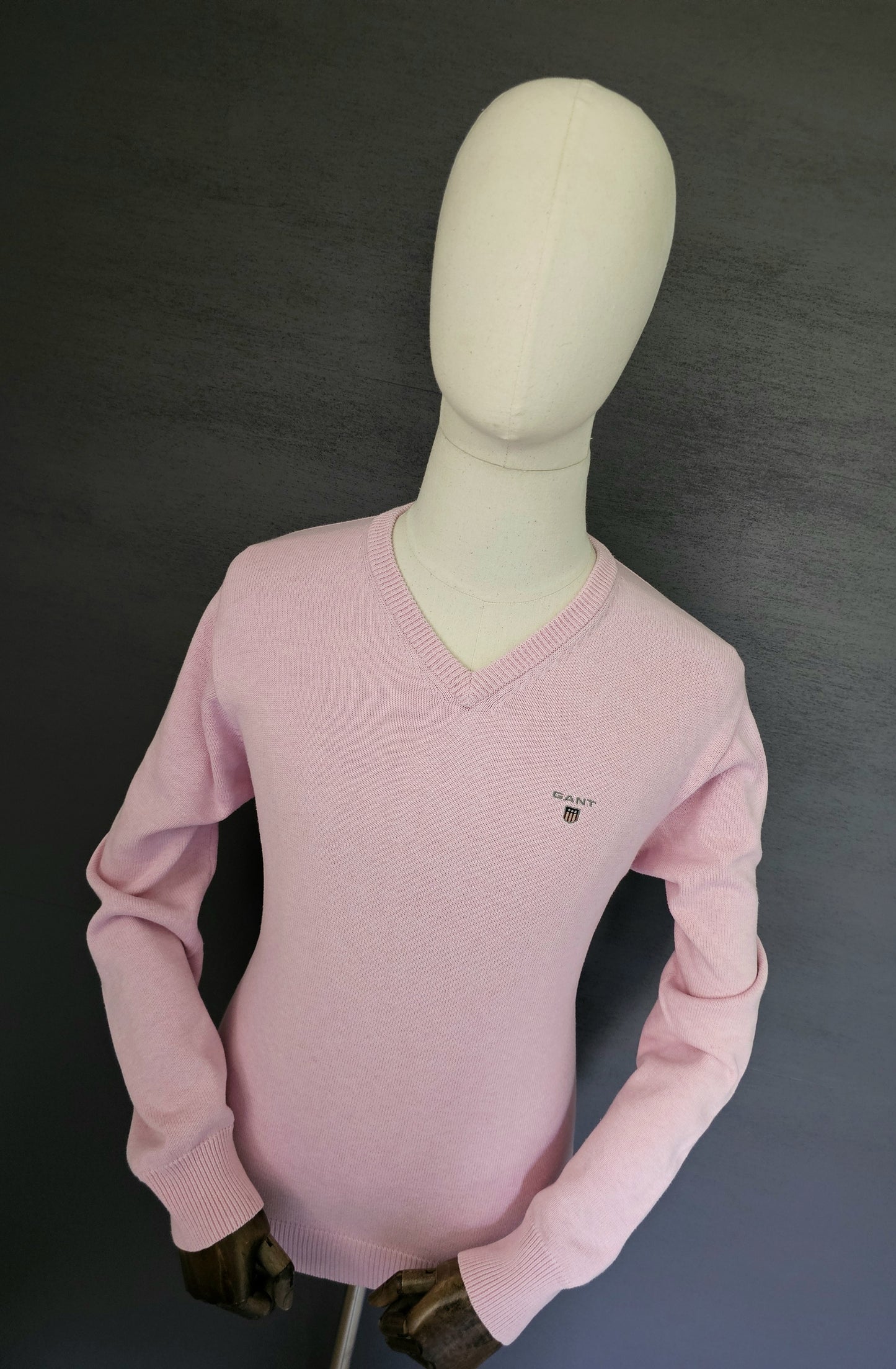 GANT Classic Cotton V-Neck Knitted Sweater