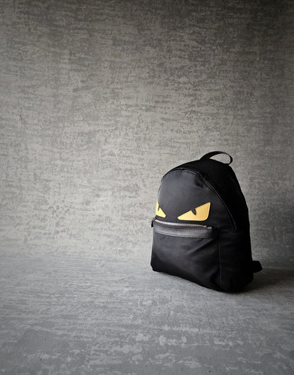 FENDI Roma Nylon Monster Eye Mini Backpack