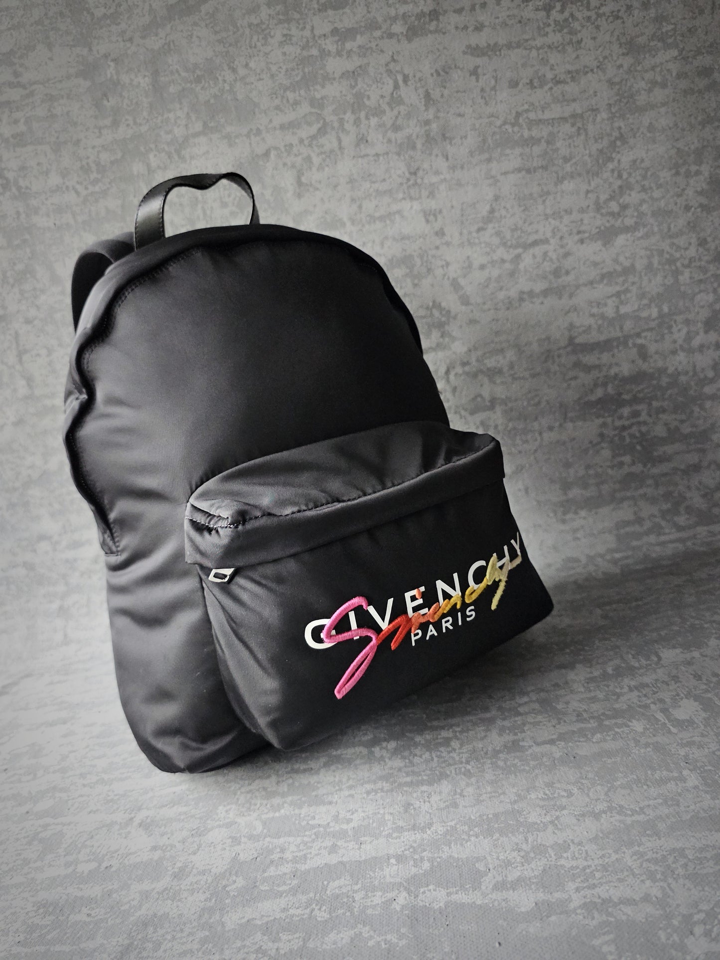 GIVENCHY Rainbow Signature Logo Urban Backpack