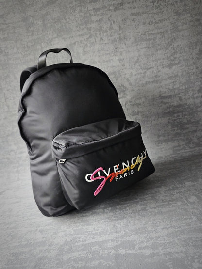 GIVENCHY Rainbow Signature Logo Urban Backpack