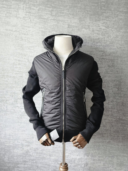 TOM FORD Shell-Panelled Wool Hooded Jacket Black