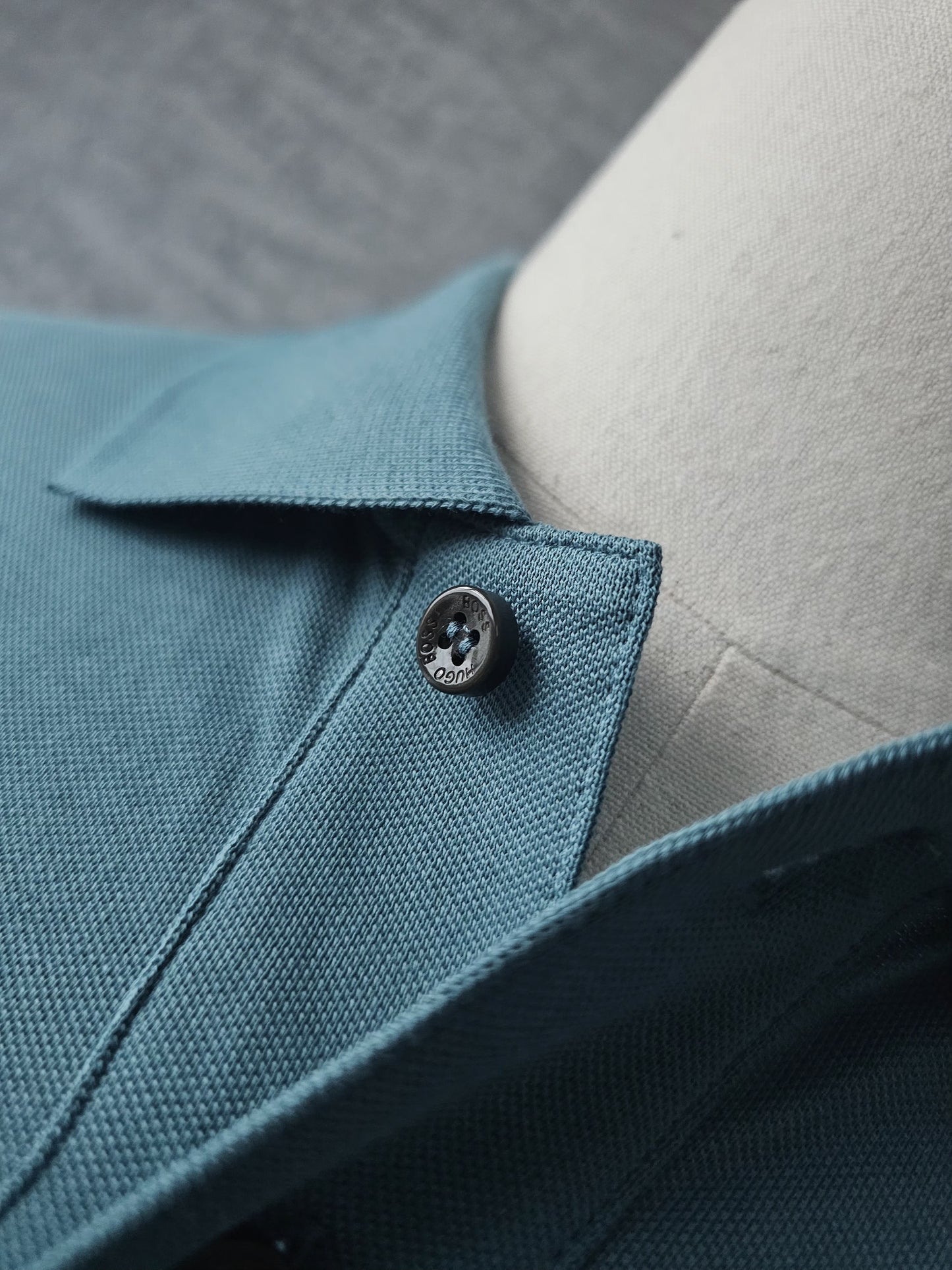 HUGO BOSS Turquoise Piro Logo 447 Polo Shirt