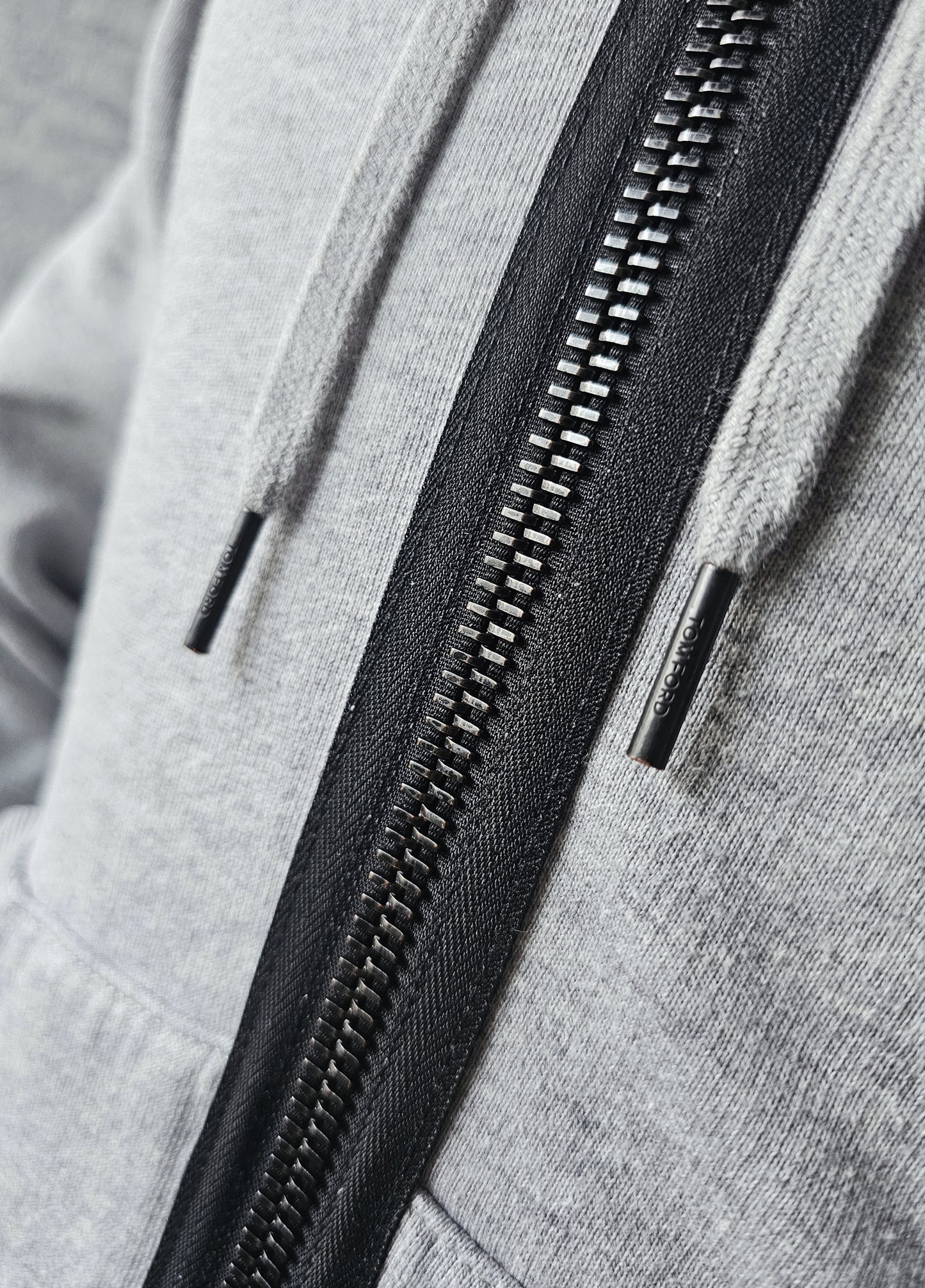 TOM FORD Oversized Fleece-Back Cotton Jersey Zipped Hoodie