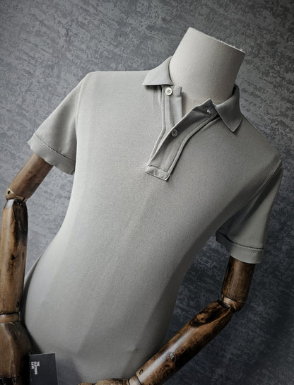 TOM FORD TF Garment-Dyed Cotton Green Polo Shirt