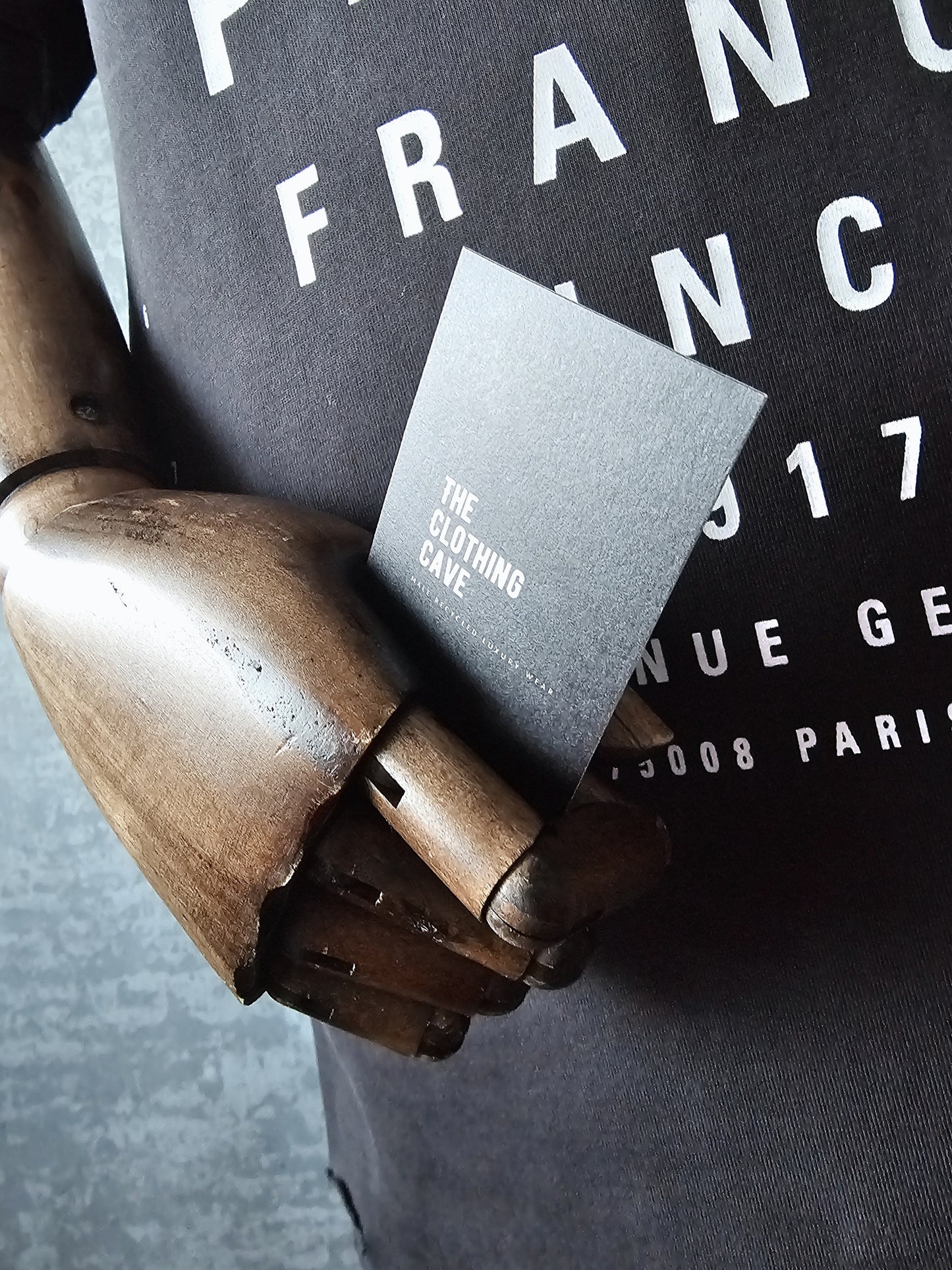 BALENCIAGA Optical Print Distressed Oversized T-Shirt