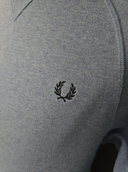 FRED PERRY Crew Neck Sweatshirt in Blue