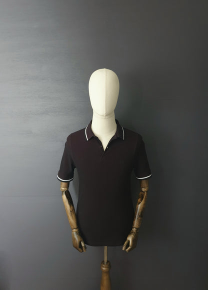 FRED PERRY M12 Polo Shirt in Burgundy