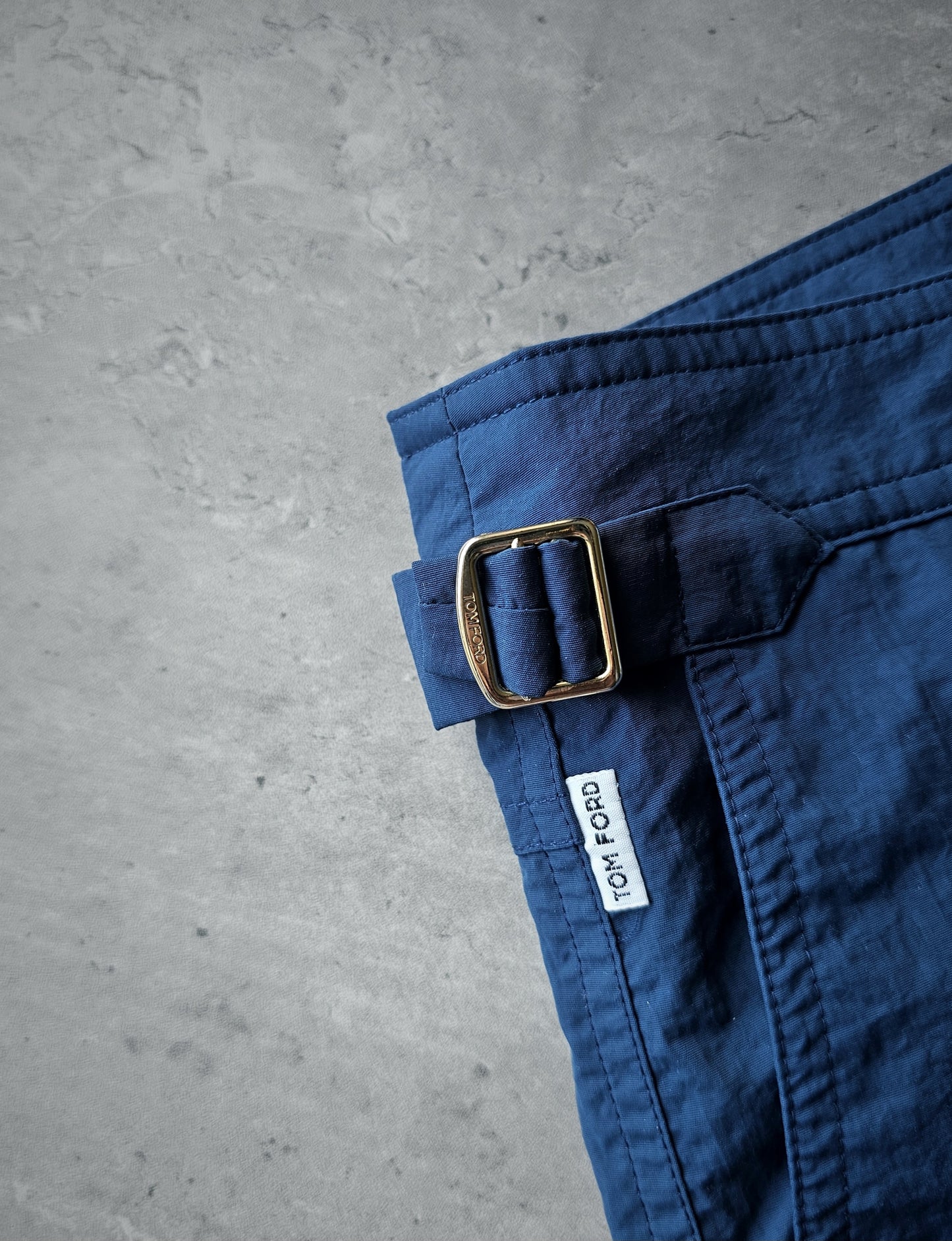 TOM FORD Slim-Fit Nylon Short Length Navy Swim Shorts