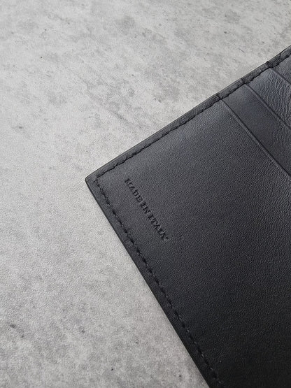 BURBERRY Graffiti Print International Leather Bifold Wallet