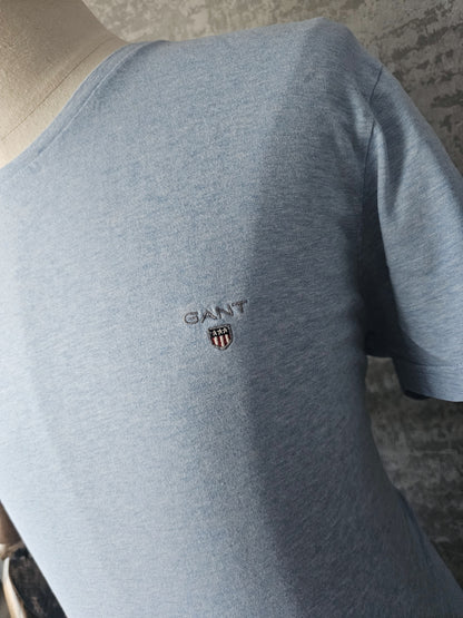 GANT Original Crew Neck Embroidered T-Shirt