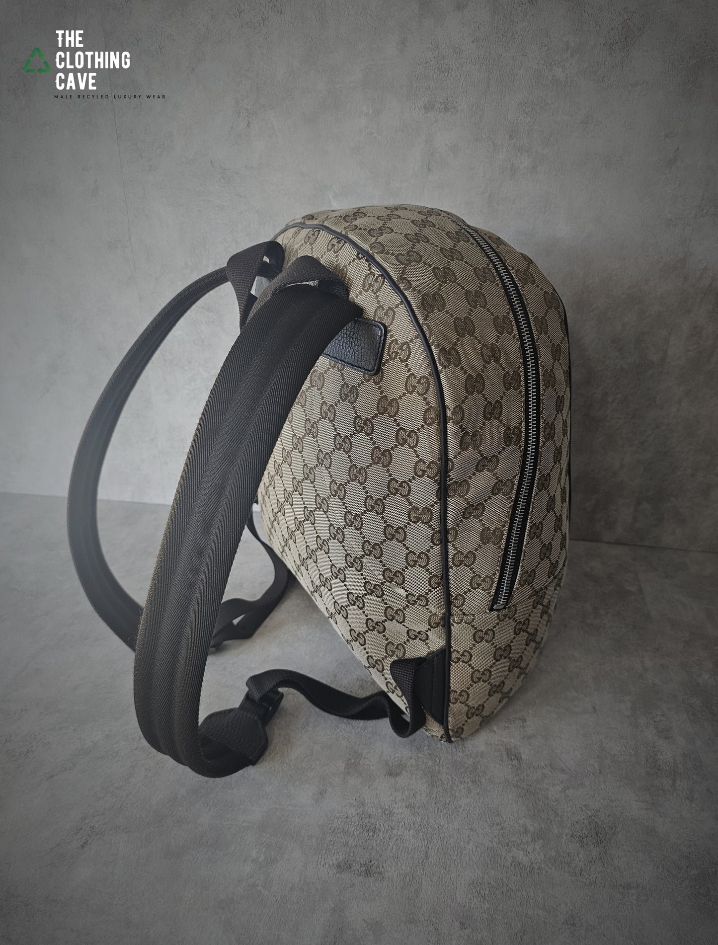 GUCCI GG Supreme Monogram Beige/Brown Backpack