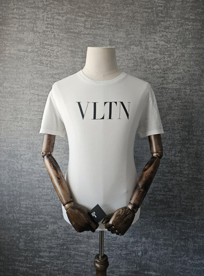 Valentino Garavani "VLTN" Print Cotton T-Shirt