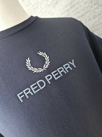 FRED PERRY Embroidered Logo Sweatshirt