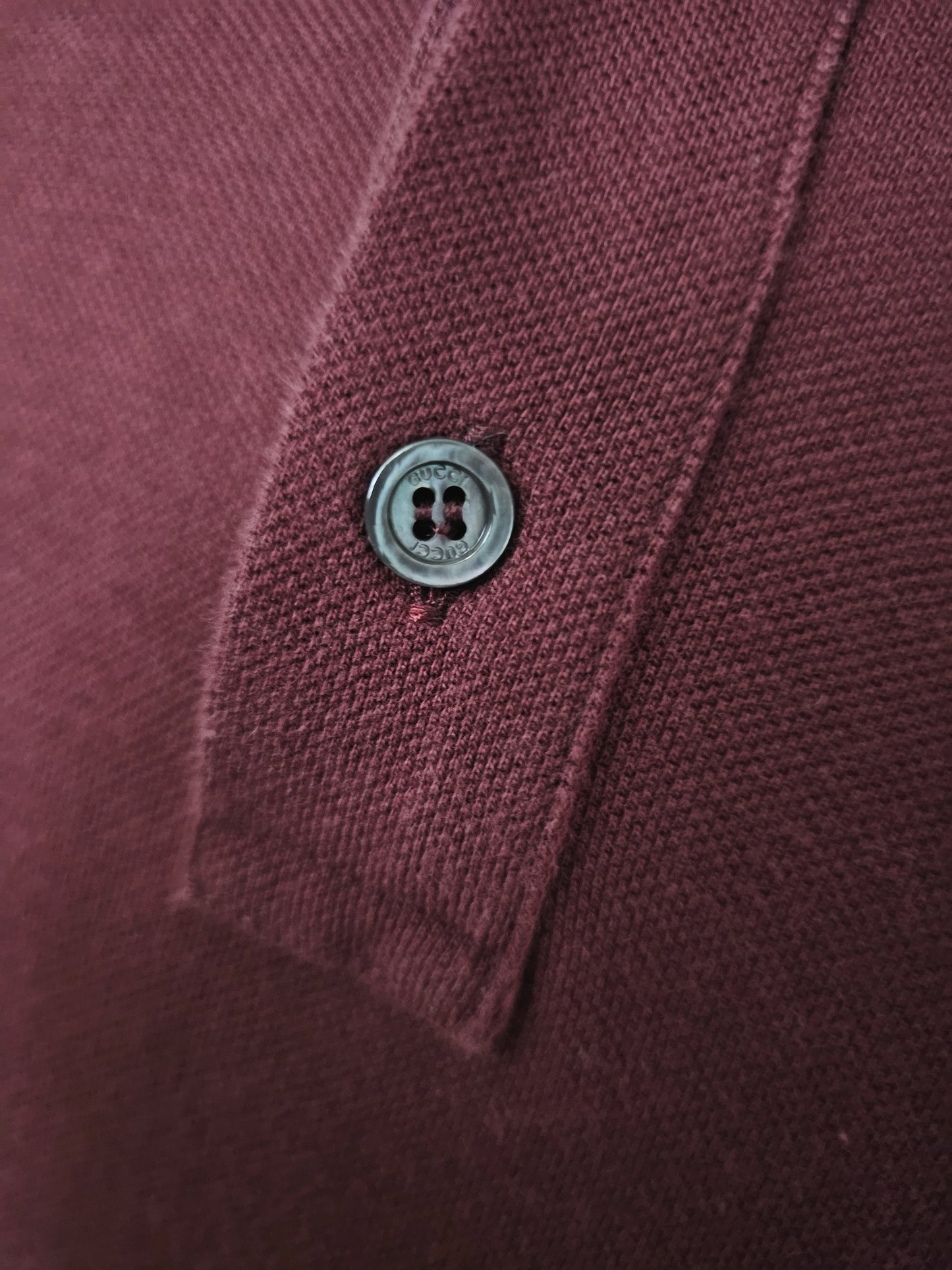 GUCCI Web Crest Embroidery Polo Shirt