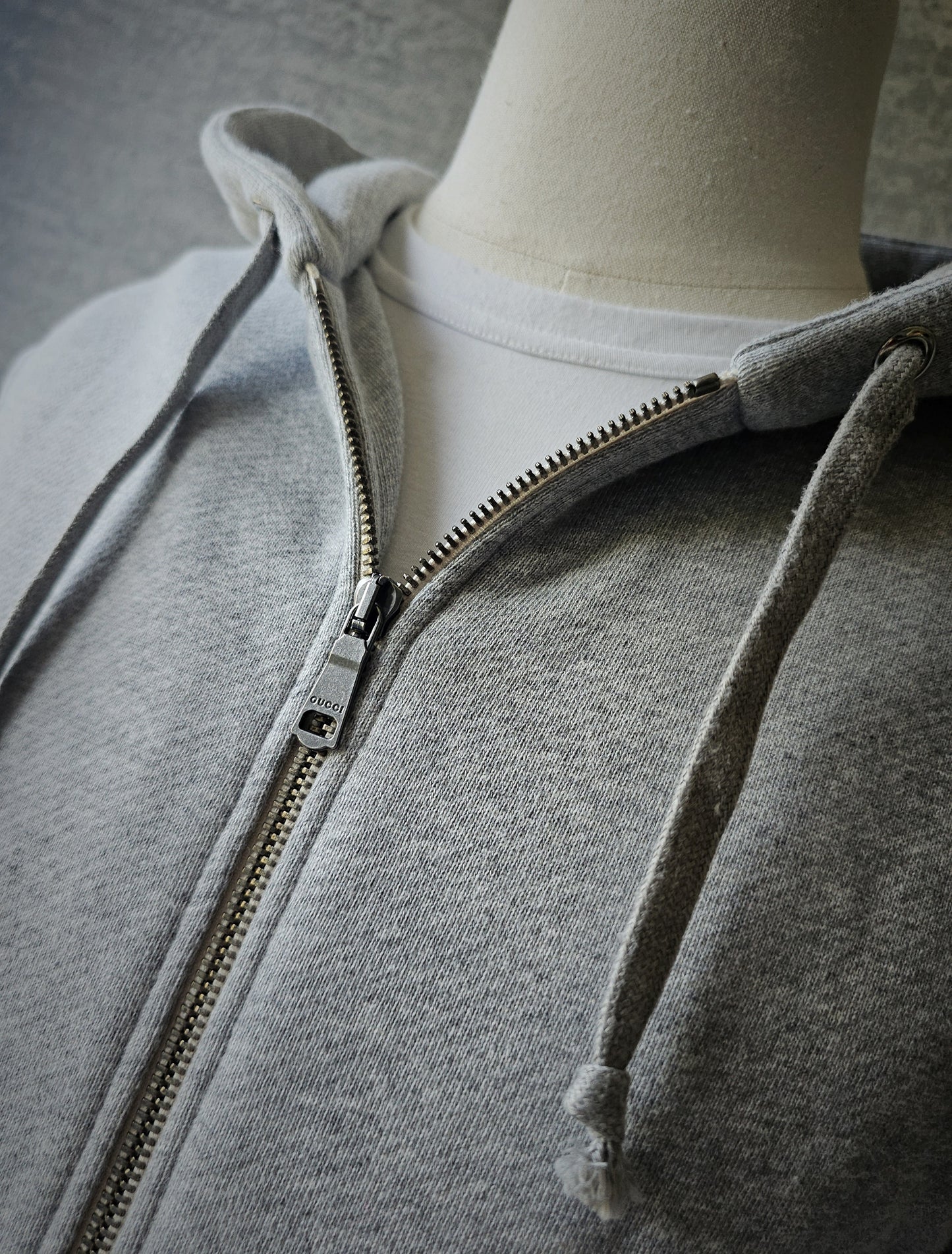 GUCCI Webbing-Trimmed Loopback Cotton Jersey Hoodie