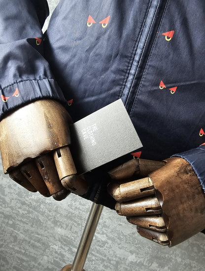 FENDI Retro Monster Eye Monogram Windproof Shell Jacket