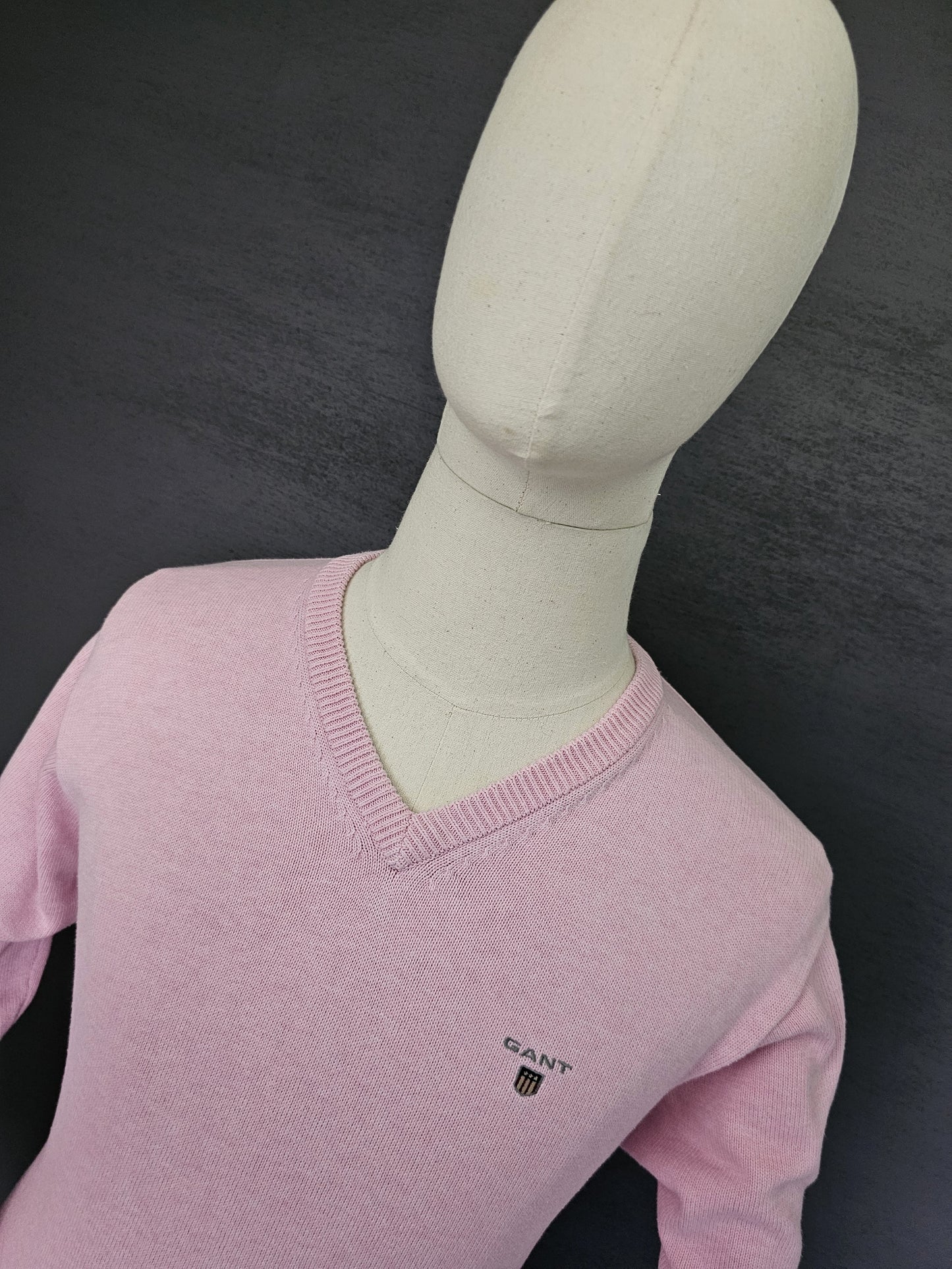 GANT Classic Cotton V-Neck Knitted Sweater