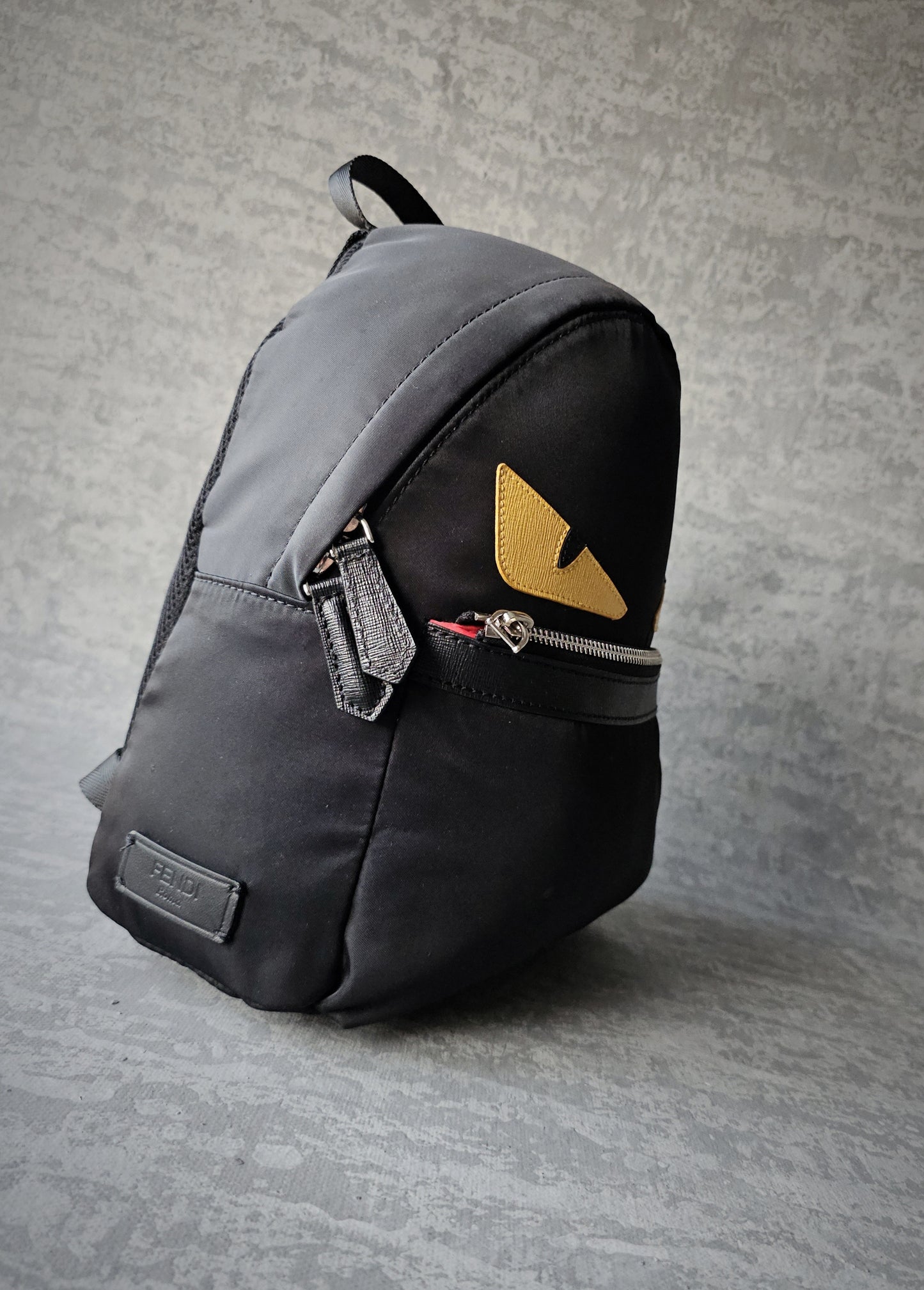 FENDI Roma Nylon Monster Eye Mini Backpack