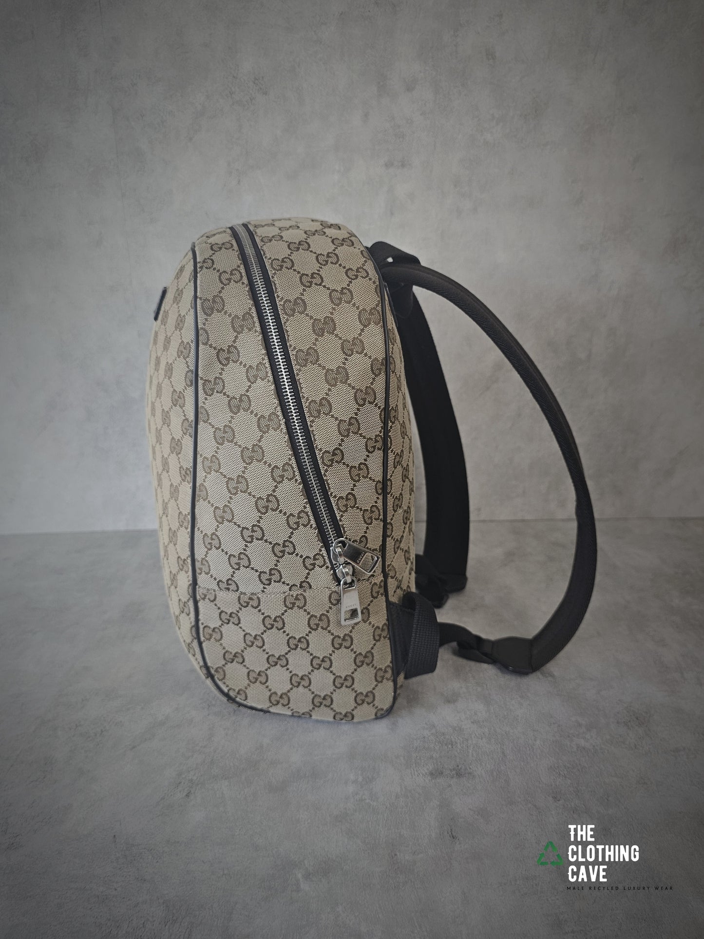 GUCCI GG Supreme Monogram Beige/Brown Backpack