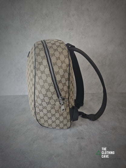 GUCCI GG Supreme Monogram Beige/Brown Backpack