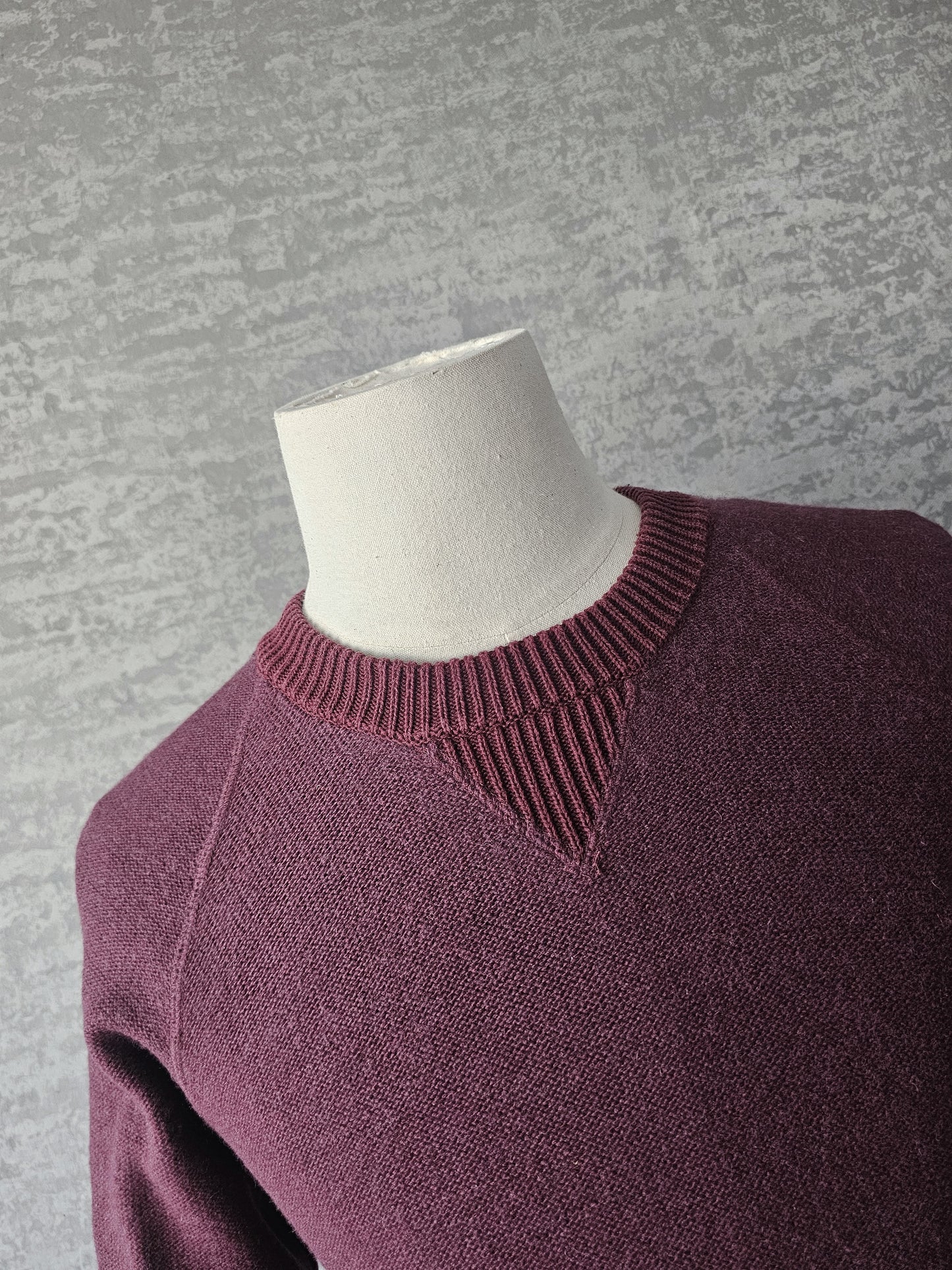 STONE ISLAND Logo Patch Knitted Wool Sweater