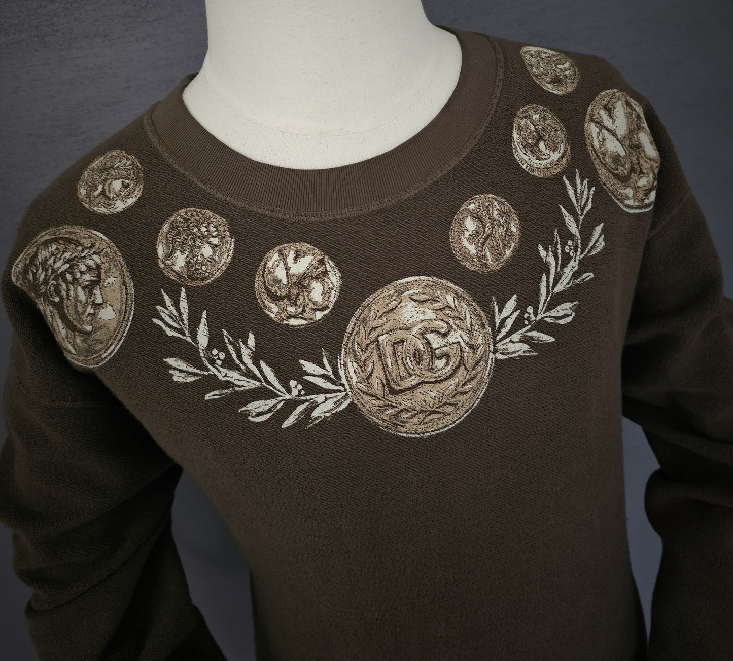 DOLCE & GABBANA Roma Coin Print Sweatshirt