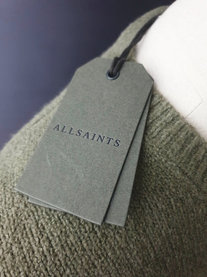 ALL SAINTS Olnar Oversized Knit Wool Jumper