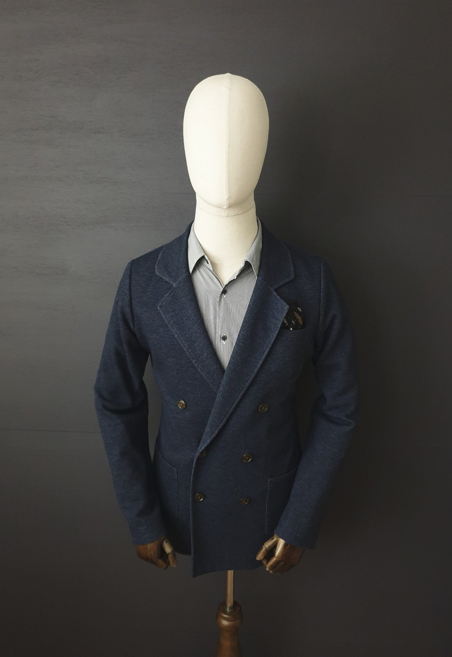 JOHN HENRIC Knitted Blazer