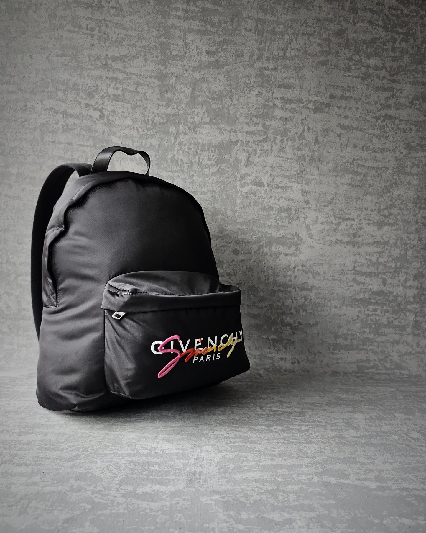 GIVENCHY Rainbow Signature Logo Urban Backpack