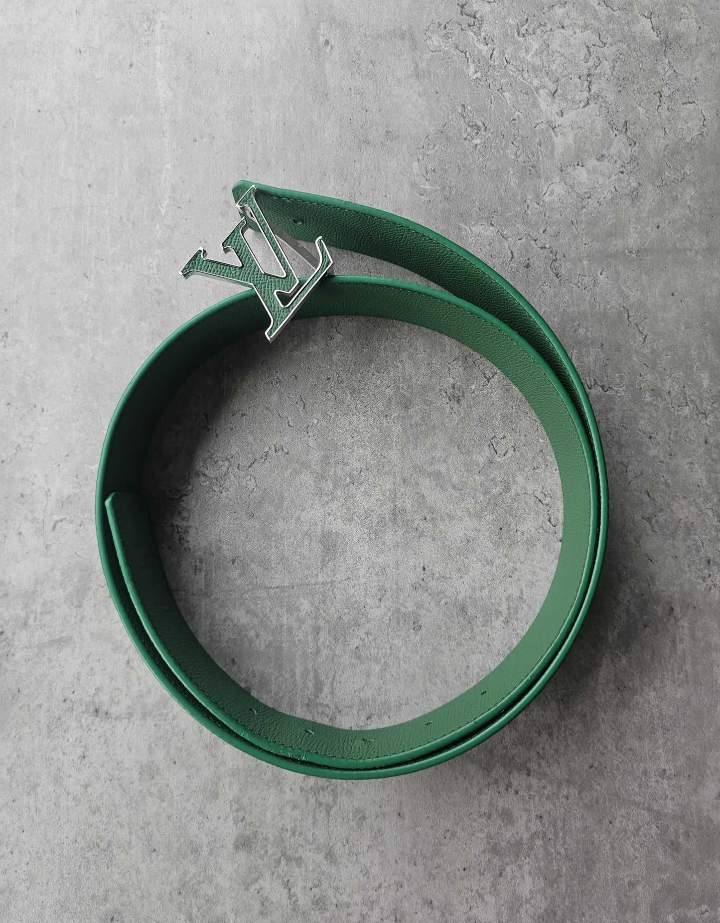 LOUIS VUITTON LV Monogram 40mm Reversible Green Belt