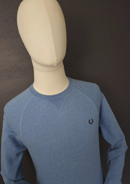 FRED PERRY Crew Neck Sweatshirt in Blue