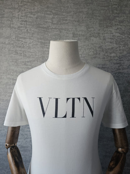 Valentino Garavani "VLTN" Print Cotton T-Shirt