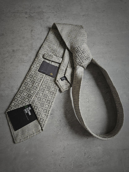 FENDI Embellished Micro FF Motif Silk Tie