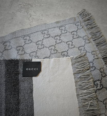 GUCCI GG Monogram Wool Scarf
