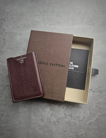 LOUIS VUITTON Single Leather Card Holder