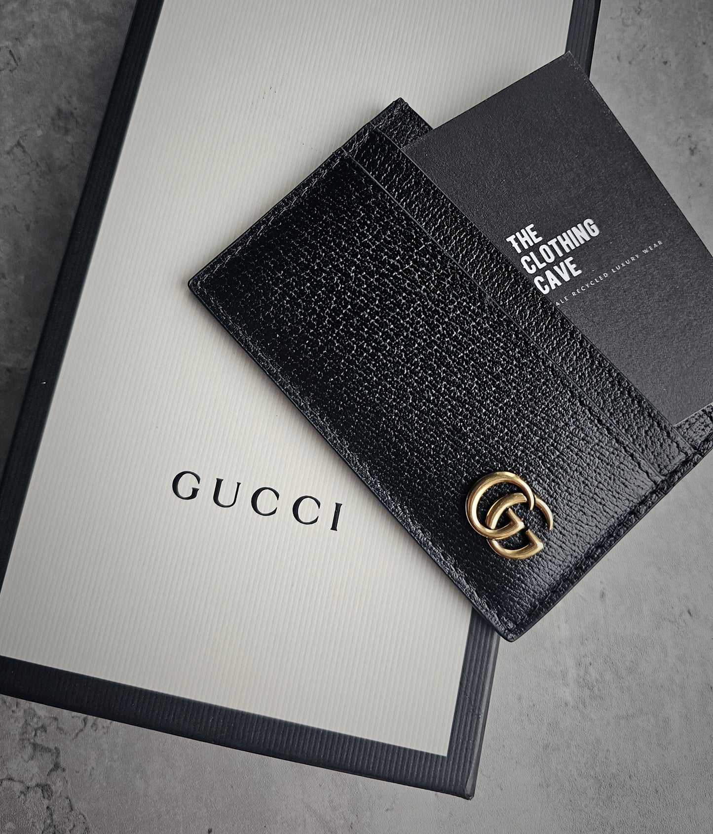 GUCCI GG Marmont Leather Card Holder
