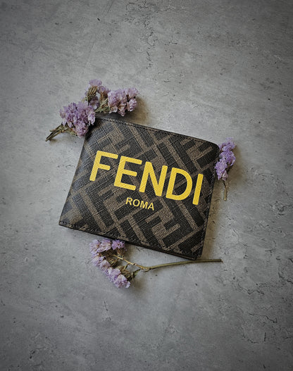 FENDI FF Monogram Roma Bifold Wallet