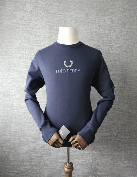 FRED PERRY Embroidered Logo Sweatshirt