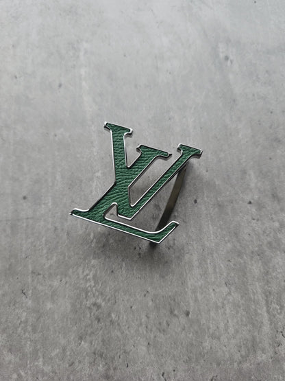 LOUIS VUITTON LV Monogram 40mm Reversible Green Belt