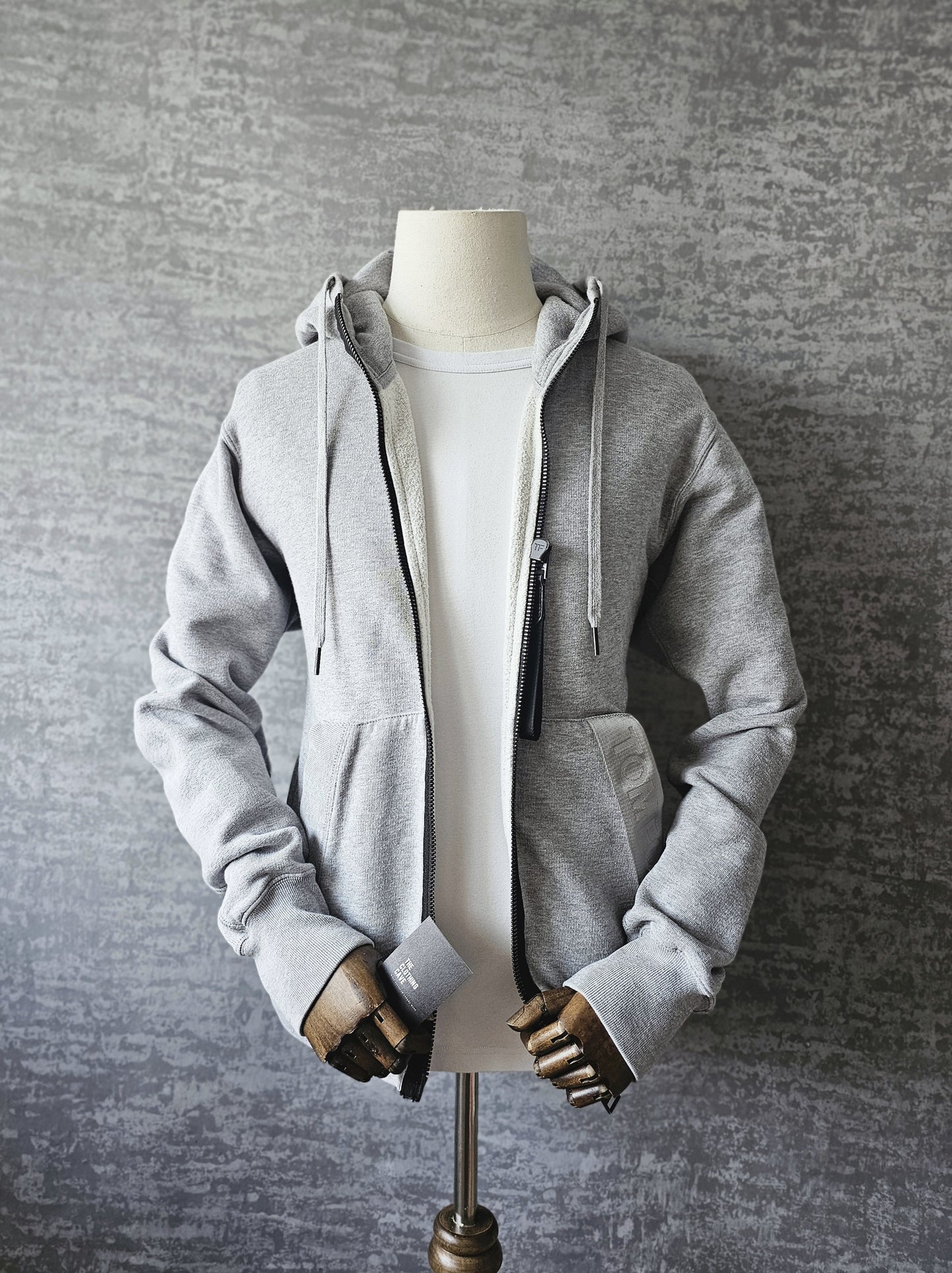 TOM FORD Oversized Fleece-Back Cotton Jersey Zipped Hoodie