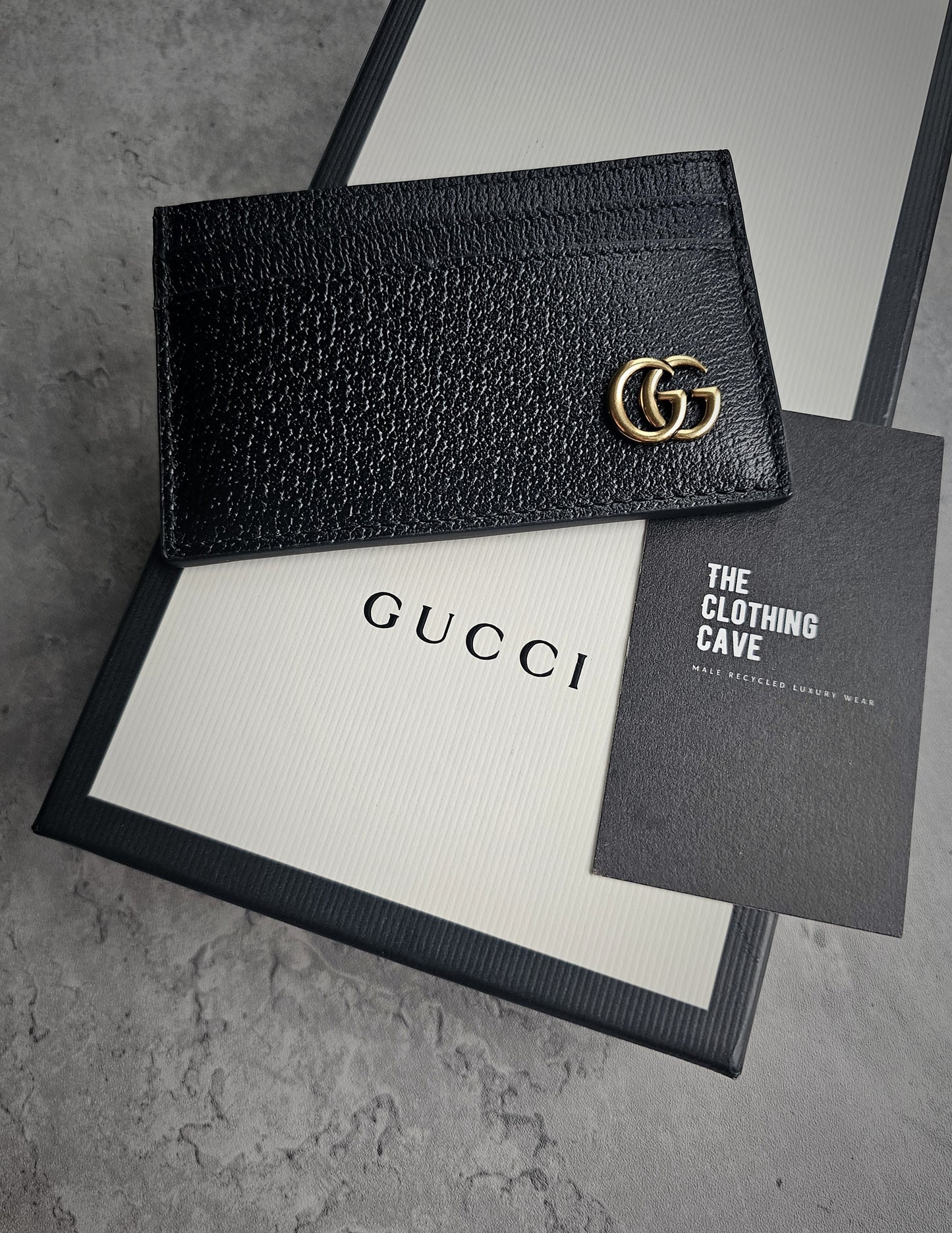 GUCCI GG Marmont Leather Card Holder