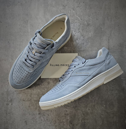 FILLING PIECES Ace Sky Blue Suede Sneakers