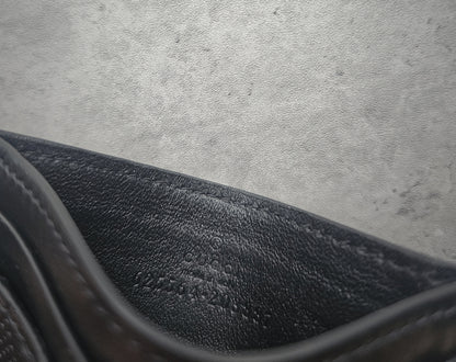 GUCCI GG Embossed Leather Card Holder