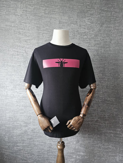 DIOR Pink Bee Print T-Shirt