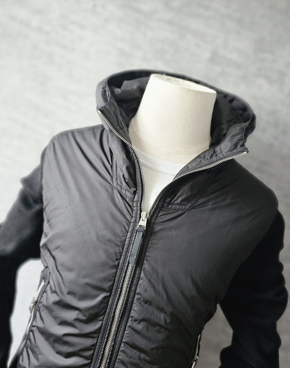 TOM FORD Shell-Panelled Wool Hooded Jacket Black