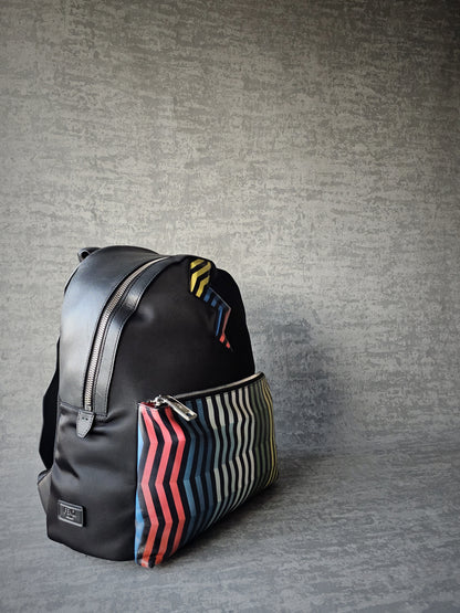 FENDI Roma Leather Lightening Backpack