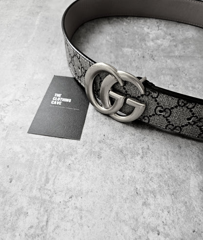 GUCCI GG Marmont Supreme Monogram Beige Belt