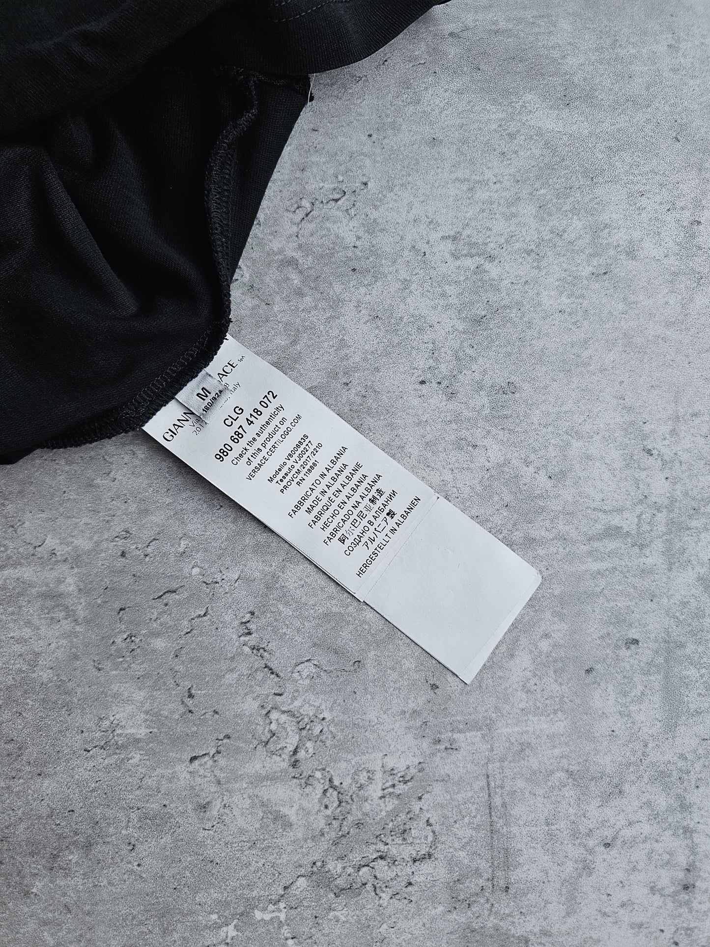 VERSACE Medusa Print Short Sleeve T-Shirt