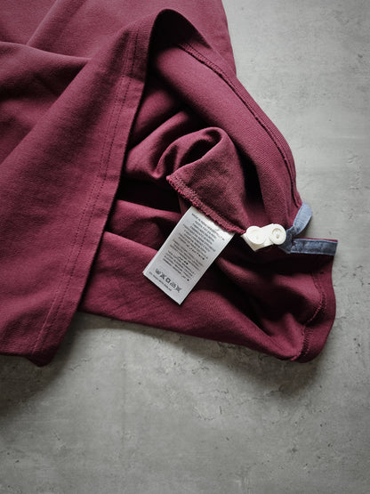 GANT Burgundy Heavy Rugger Rugby Polo Shirt